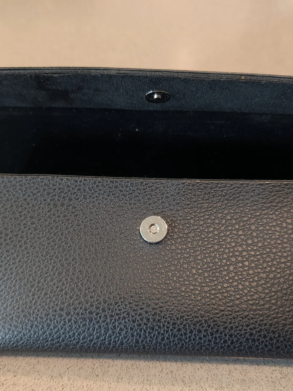 GUESS Pebbled Leather Eyewear Cases - Black and Red